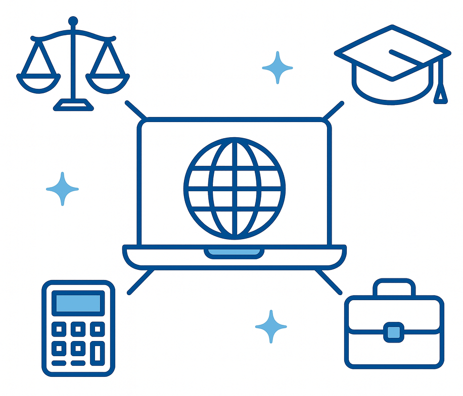 IT experience across law, accounting, education, manufacturing, and SMEs