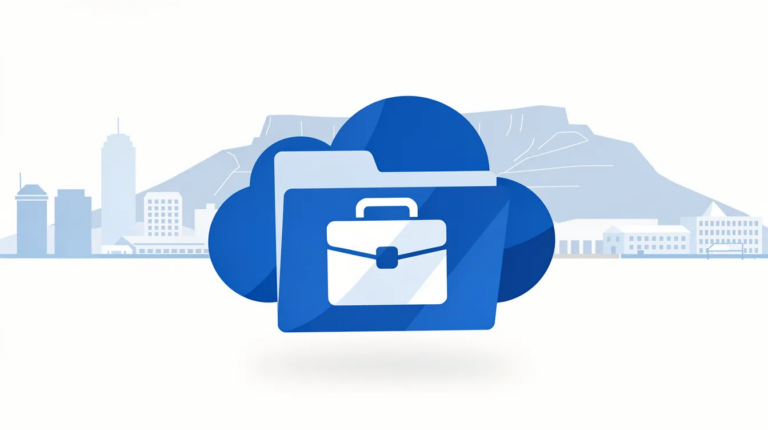OneDrive for Business icon, symbolizing cloud storage solutions tailored for businesses in Cape Town.